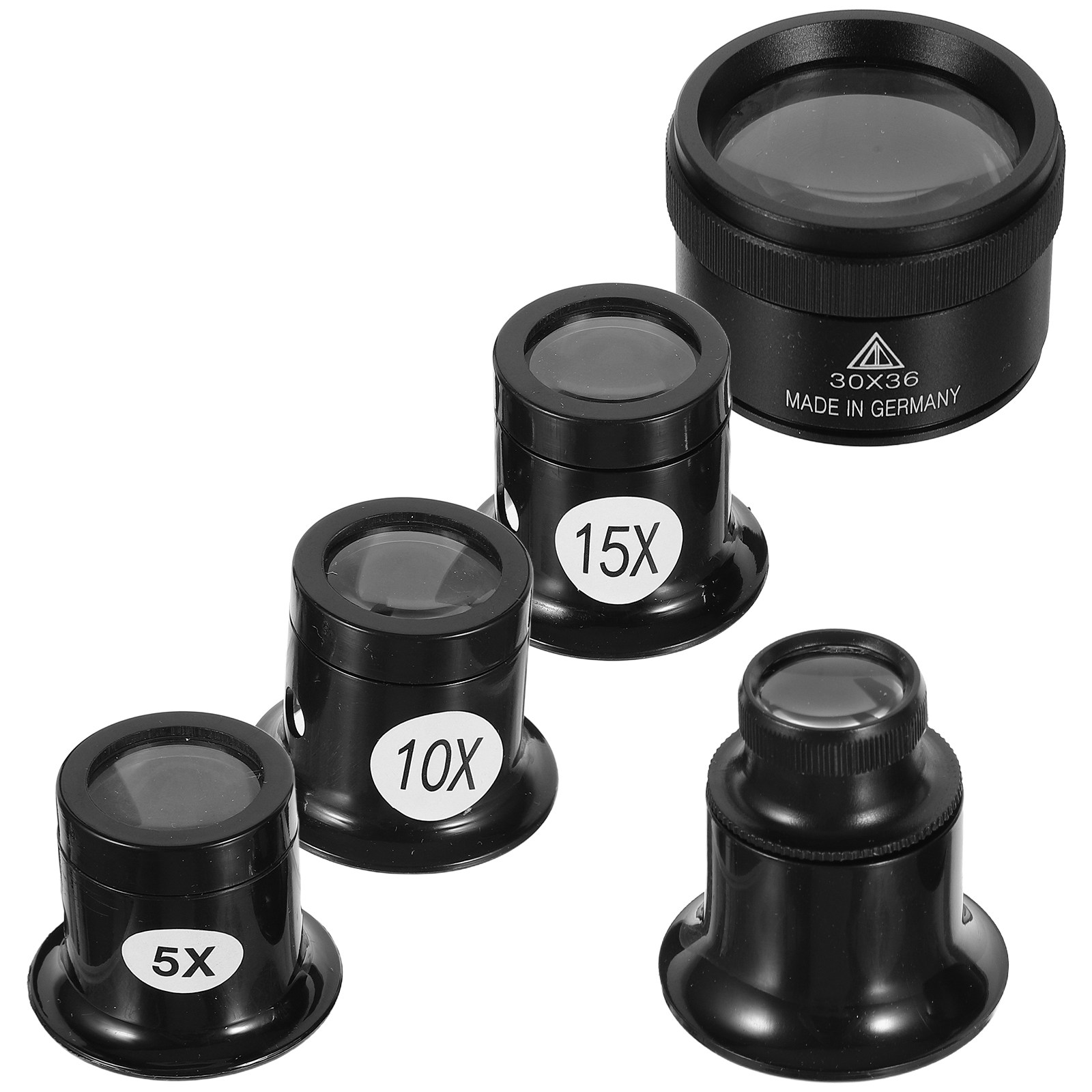 Jewelry Watches Repair - 5Pcs Jewelry Magnifying Glass Set 5x10x15x20x30x