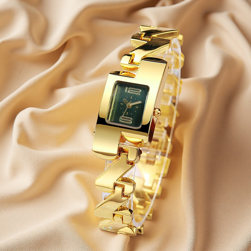 Jewelry Watches Vintage - Women Square Quartz Watch Fashion Bracelet