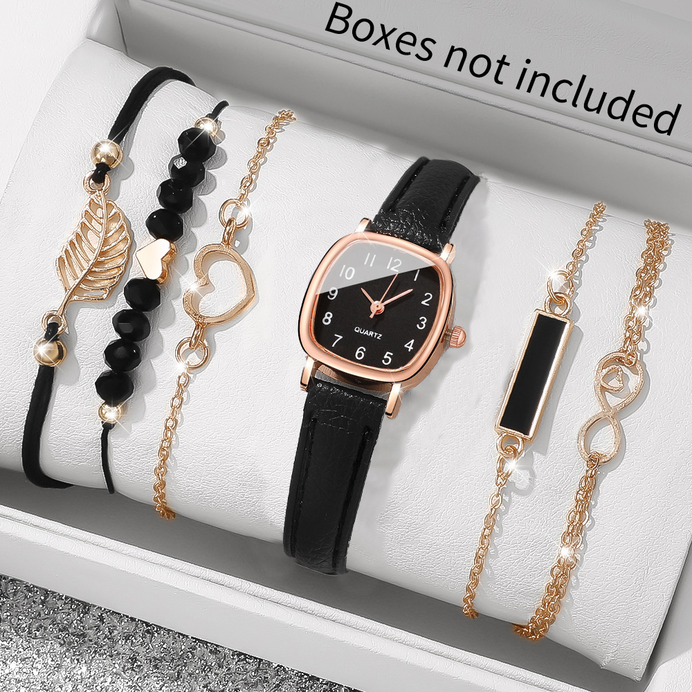 Jewelry Watch Making - 6Pcs Quartz Watch & Jewelry Set,