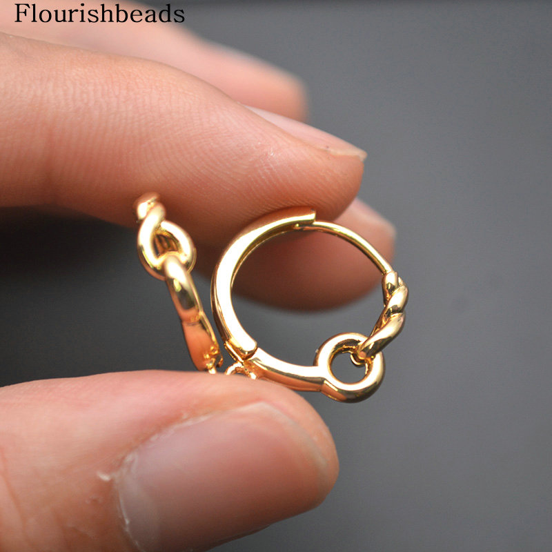 30pc Twisted Round Circle 18K  - огляд і ціна Hoop Earrings
