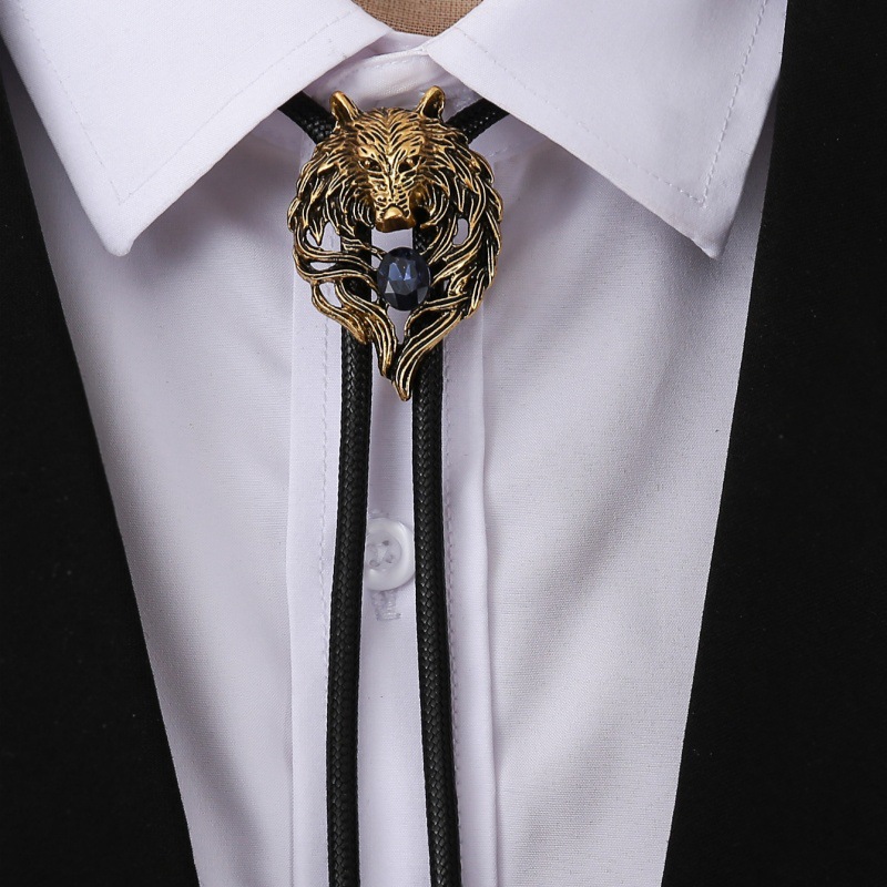 Retro Men's Wolf Head Bolo Tie - огляд і ціна Wolf Jewelry & Watches Tampa Reviews