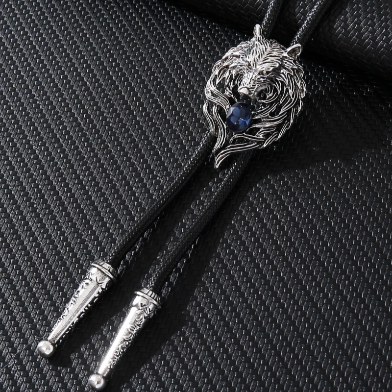 Retro Men's Wolf Head Bolo Tie - огляд і ціна Wolf Jewelry & Watches Tampa Reviews