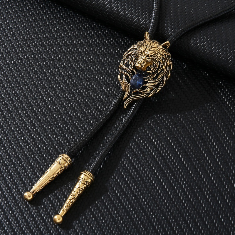 Retro Men's Wolf Head Bolo Tie - огляд і ціна Wolf Jewelry & Watches Tampa Reviews