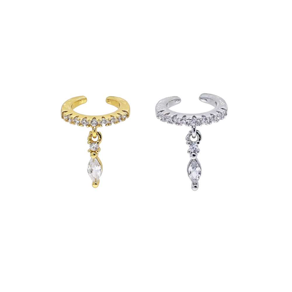 Ear Cuff Micro Pave Cz Marquis - огляд і ціна Ear Cuff No Piercing