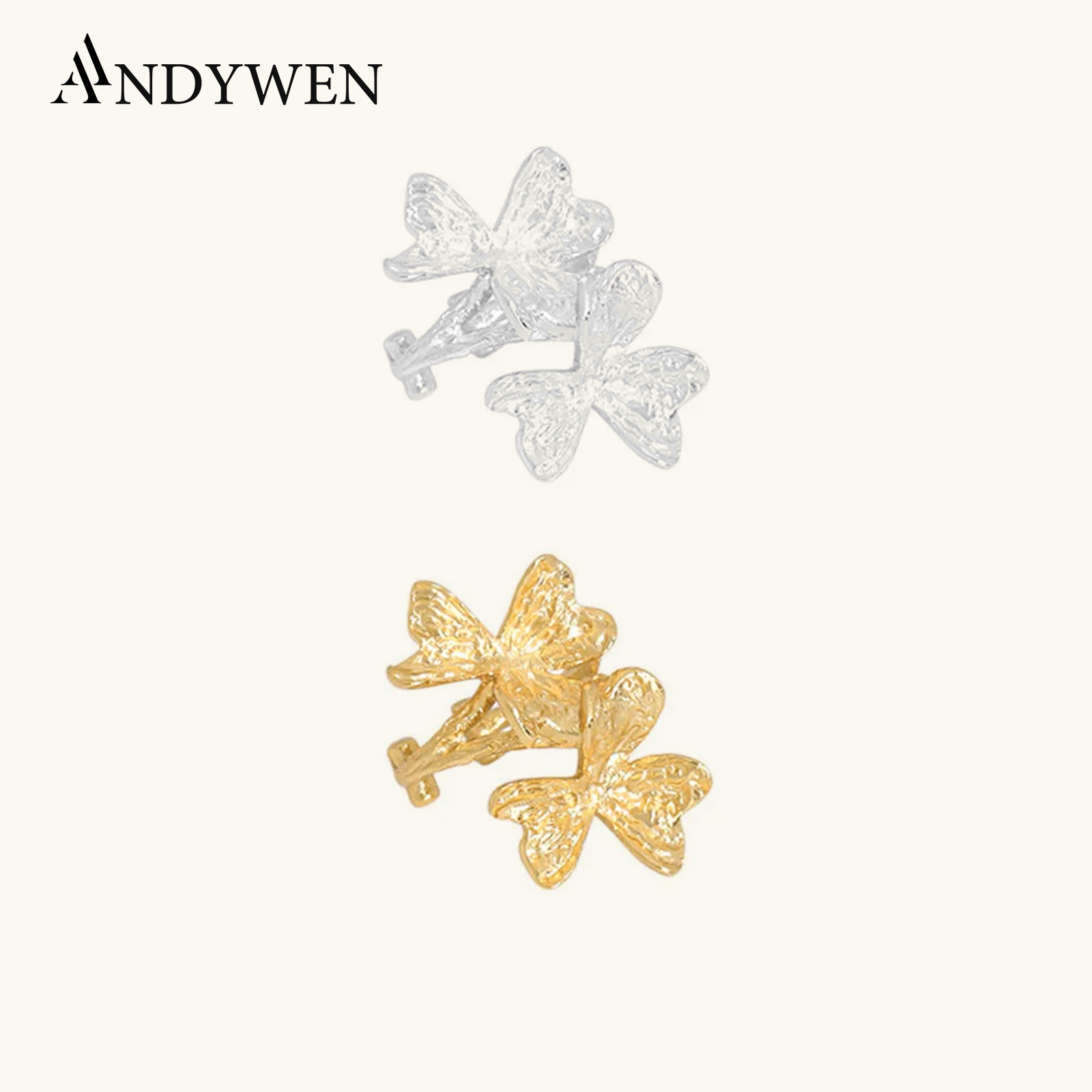 ANDYWEN 925 Sterling Silver Pl - огляд і ціна Ear Cuff No Piercing