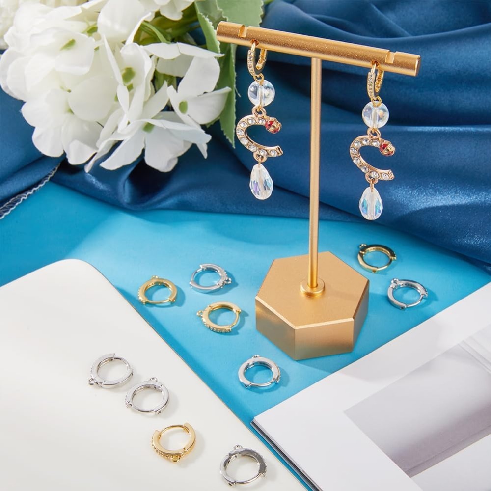 1 Box 12Pcs Round Leverback Ho - огляд і ціна Hoop Earrings