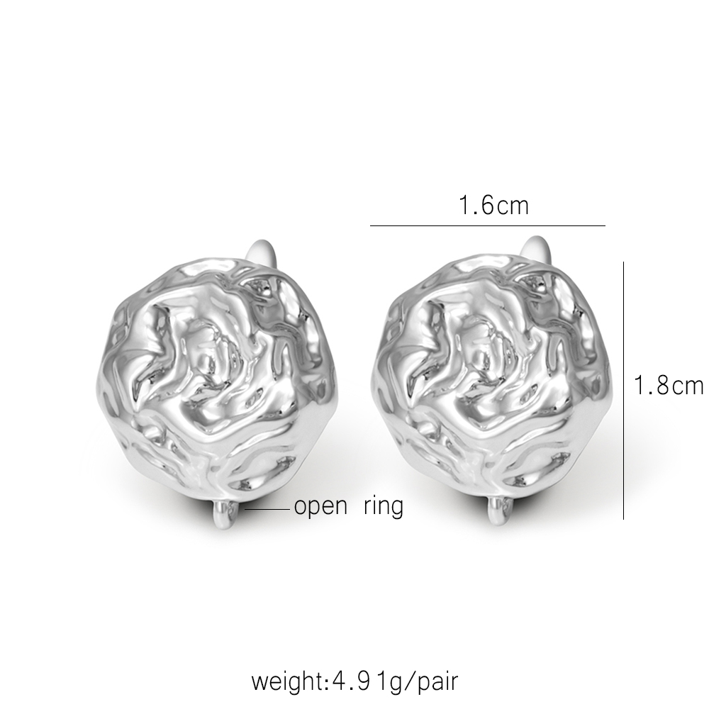 NEW 18K Gold/ Rhodium Plated B - огляд і ціна Hoop Earrings