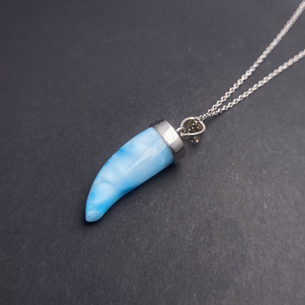 Trendy Natural Blue Larimar Pe - огляд і ціна Wolf Jewelry & Watches Tampa Reviews