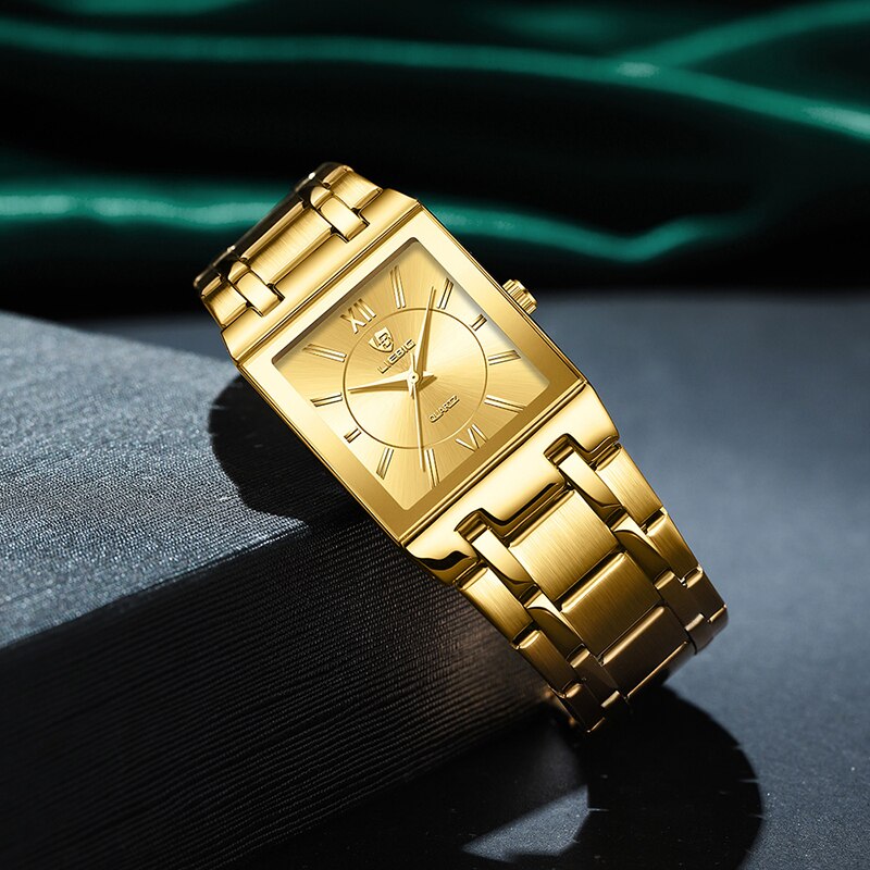 LiEBIG Luxury Golden Quartz Wr - огляд і ціна Jewelry Style Watches