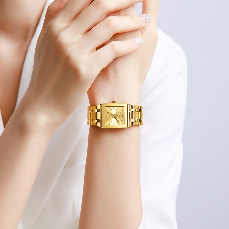 LiEBIG Luxury Golden Quartz Wr - огляд і ціна Jewelry Style Watches