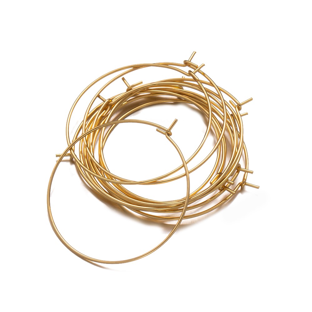 50Pcs 316 Stainless Steel 15 2 - огляд і ціна Hoop Earrings
