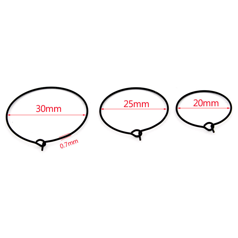 20Pcs 20mm 25mm 30mm Stainless - огляд і ціна Hoop Earrings