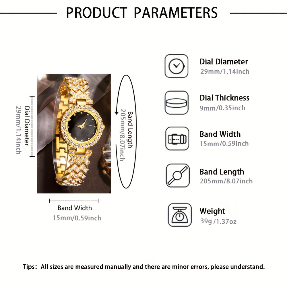 2Pcs  Quartz Watch & Jewelry S - огляд і ціна Jewelry Watch Making