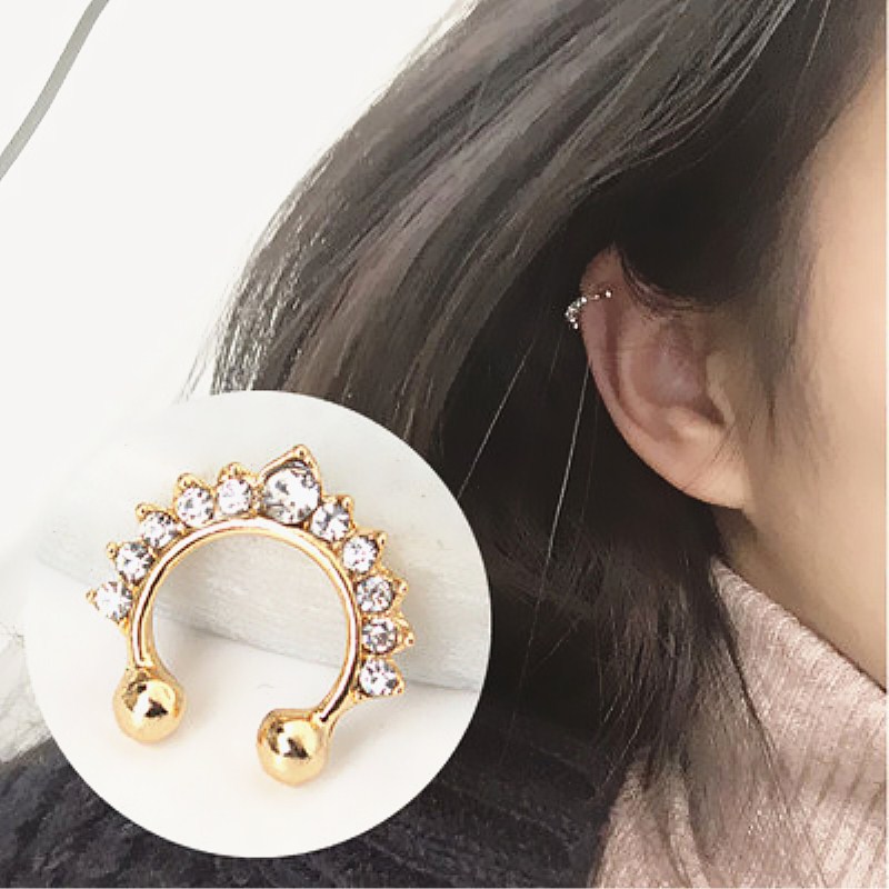 1PC U-Shape Nose Clip Fake Nos - огляд і ціна Ear Cuff No Piercing