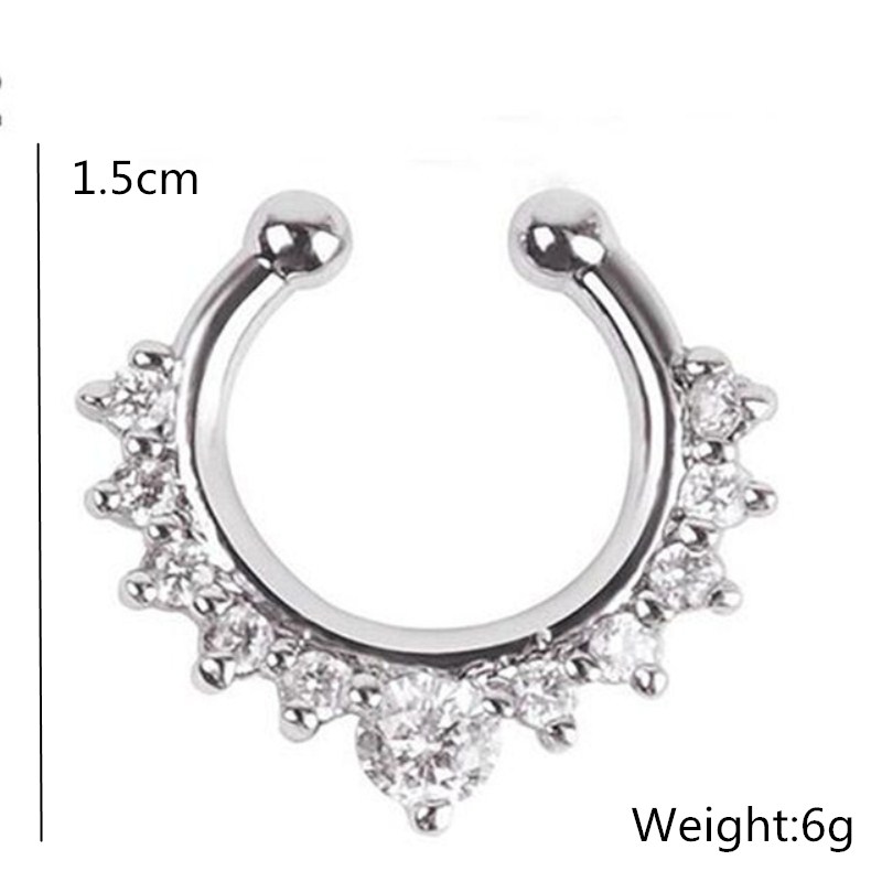 1PC U-Shape Nose Clip Fake Nos - огляд і ціна Ear Cuff No Piercing