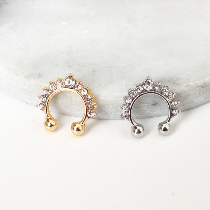 1PC U-Shape Nose Clip Fake Nos - огляд і ціна Ear Cuff No Piercing