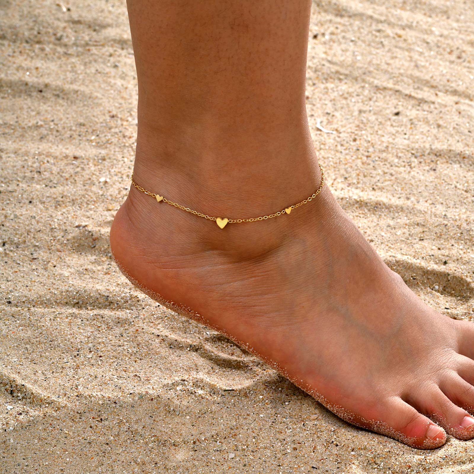 Stainless Steel Heart Anklets  - огляд і ціна Jc Jewelry & Watches Reviews