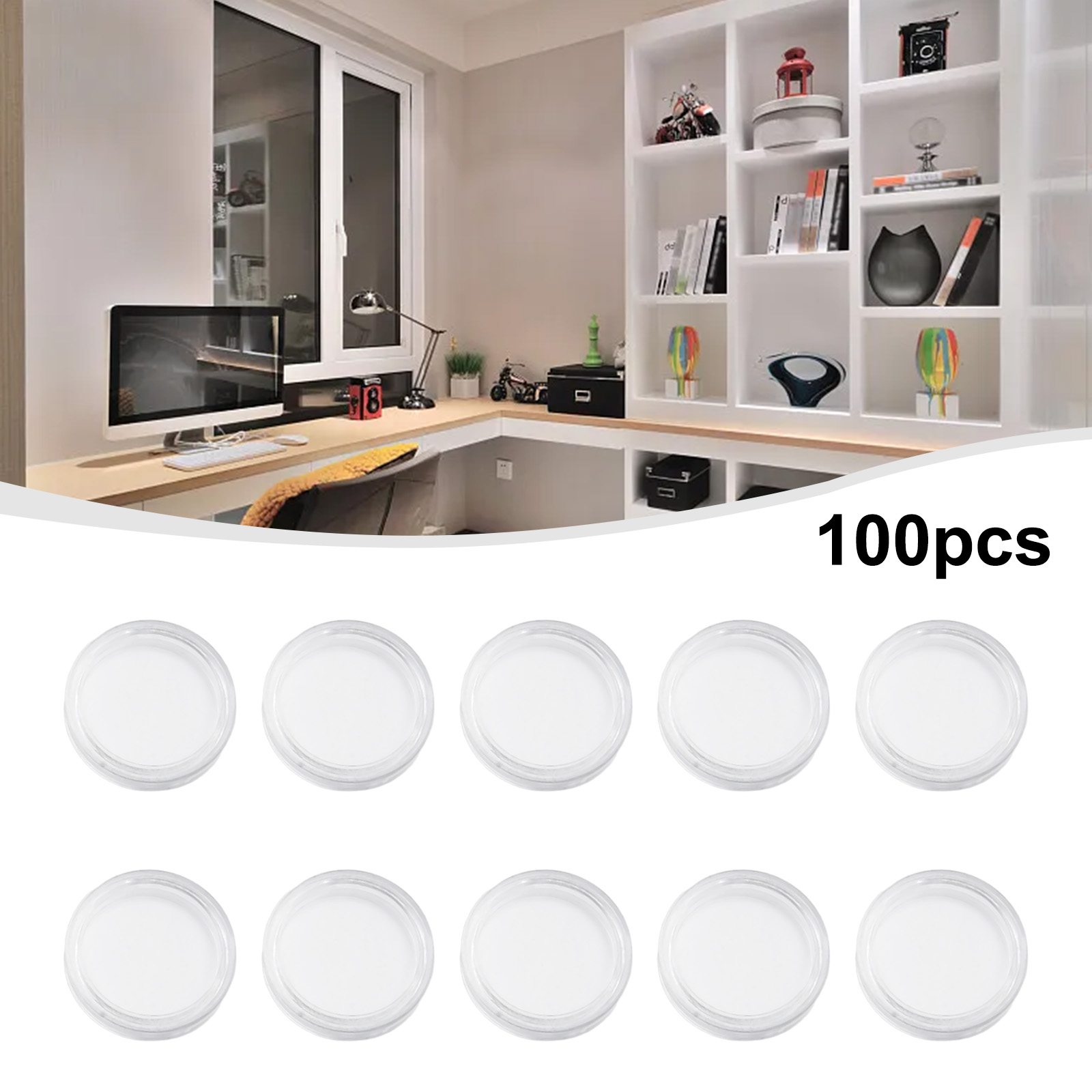 100pcs Transparent Plastic Sma - огляд і ціна Collectors Coins Jewelry & Watches Of Smithtown Photos