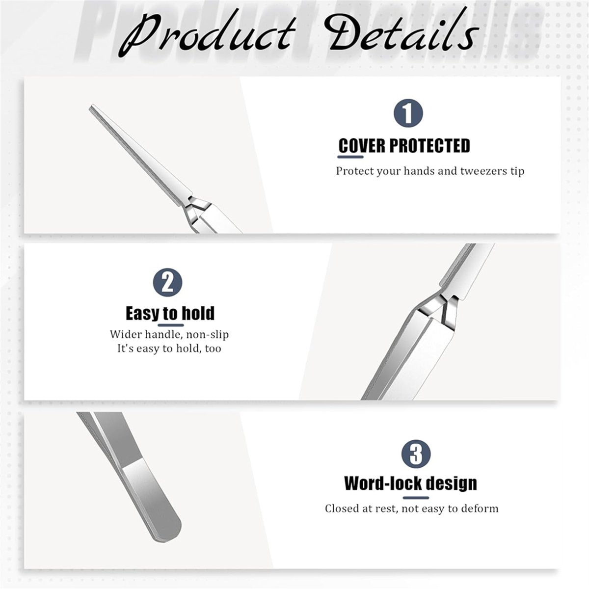 Craft Tweezers, 6 Pieces Locki - огляд і ціна Jewelry Watches Repair