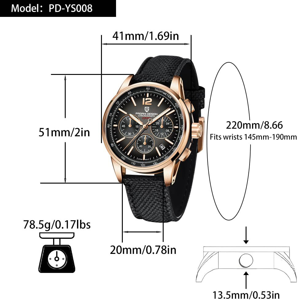 PAGANI DESIGN New Mens Watch 4 - огляд і ціна Jewelry Style Watches