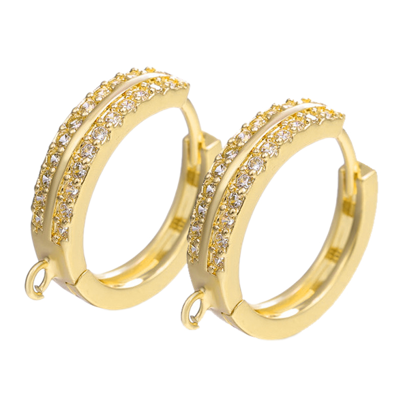 Juya 2 4Pcs/Lot DIY 18K Gold P - огляд і ціна Hoop Earrings