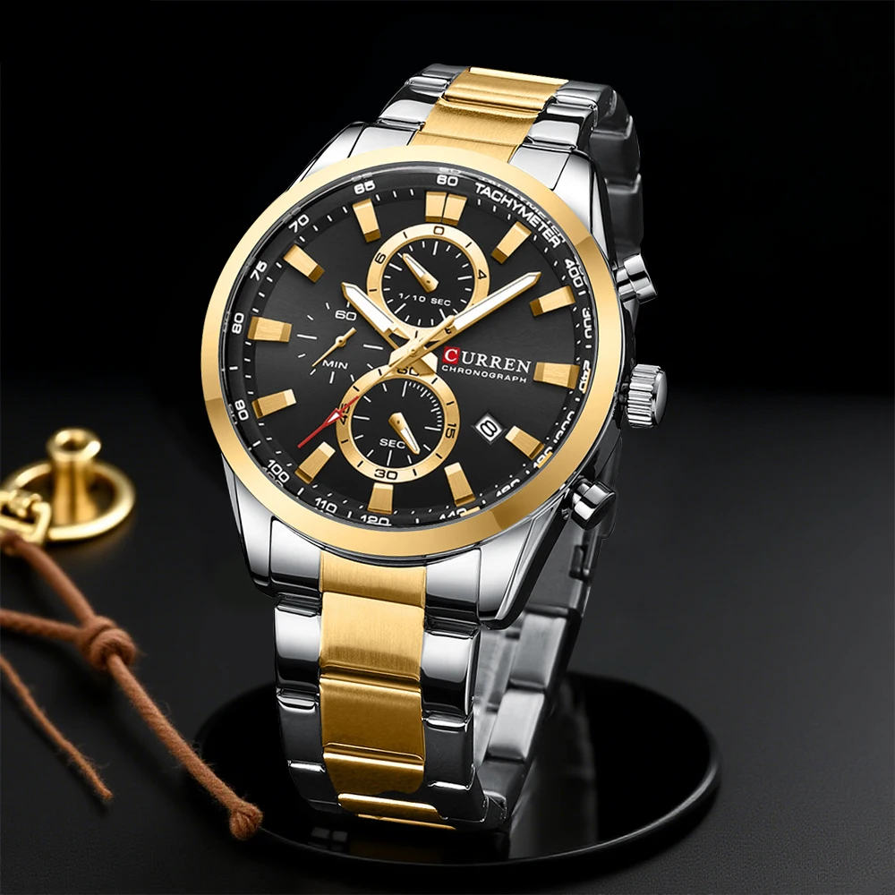 CURREN Casual Quartz Chrono Sp - огляд і ціна Jewelry And Watches