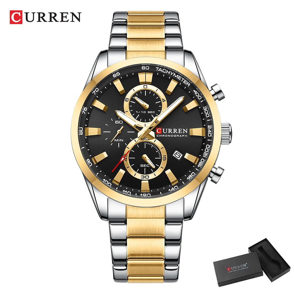 CURREN Casual Quartz Chrono Sp - огляд і ціна Jewelry And Watches