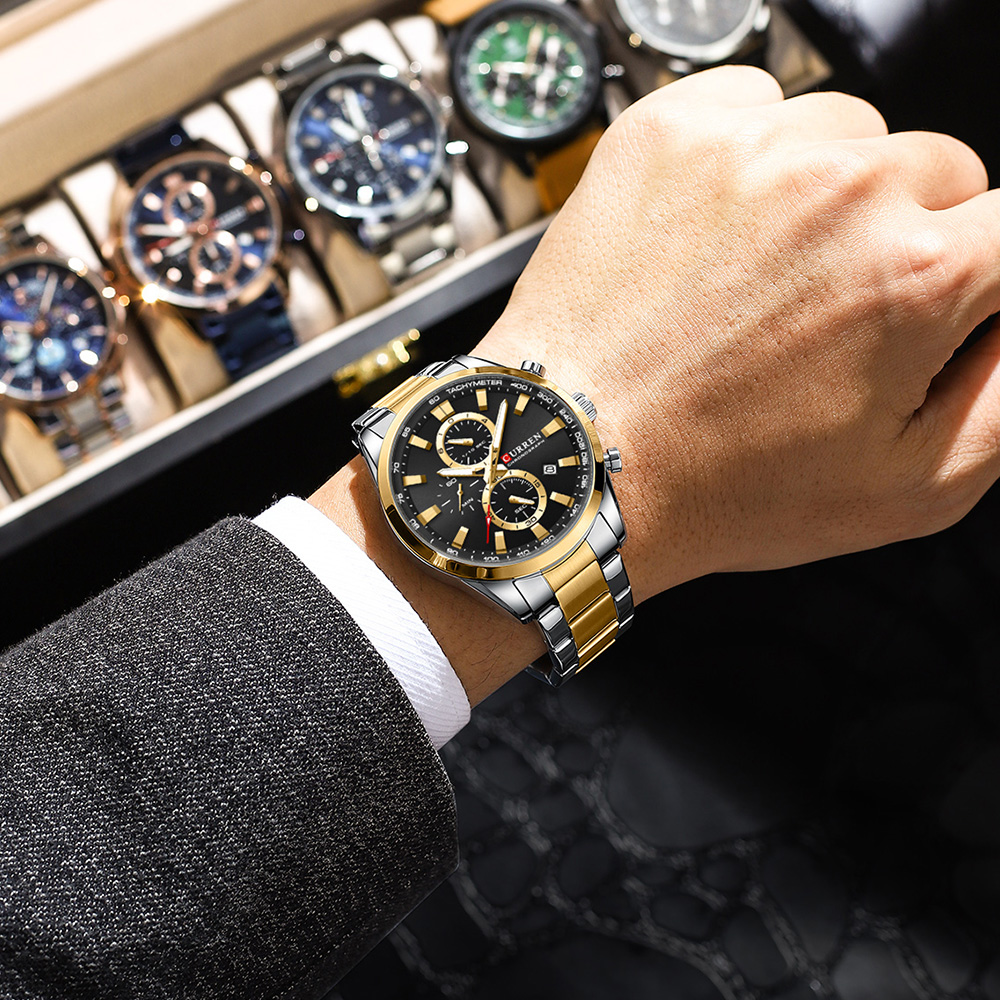 CURREN Casual Quartz Chrono Sp - огляд і ціна Jewelry And Watches