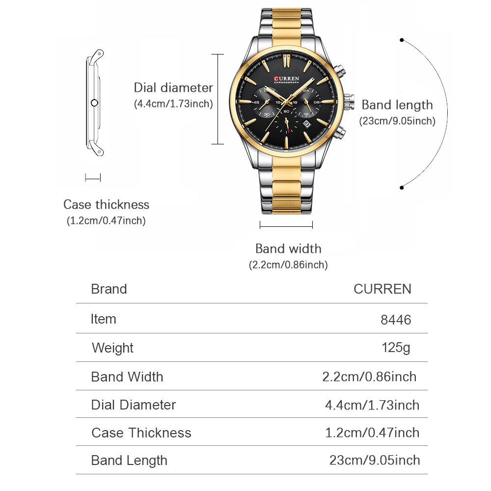 CURREN Casual Quartz Chrono Sp - огляд і ціна Jewelry And Watches
