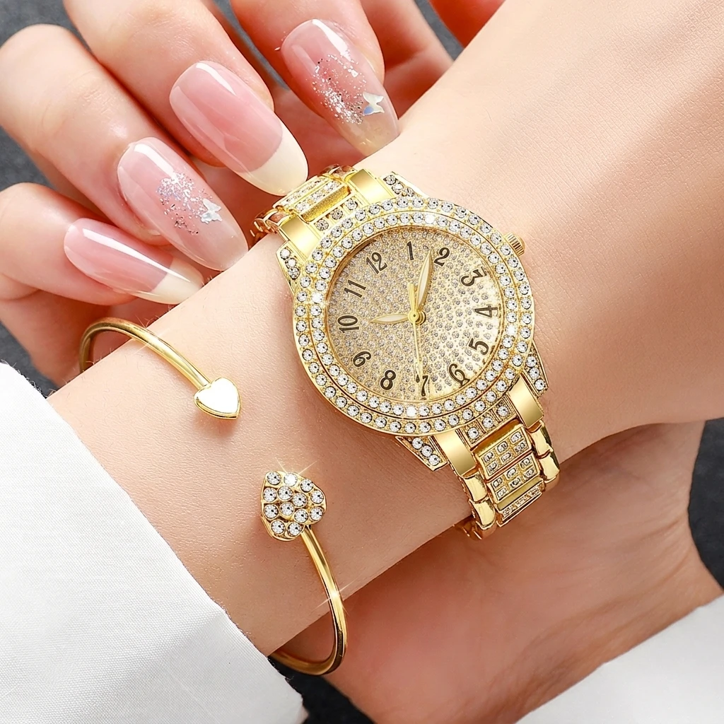 6PCS Fashion Rhinestone Women  - огляд і ціна Jewelry Watch Making