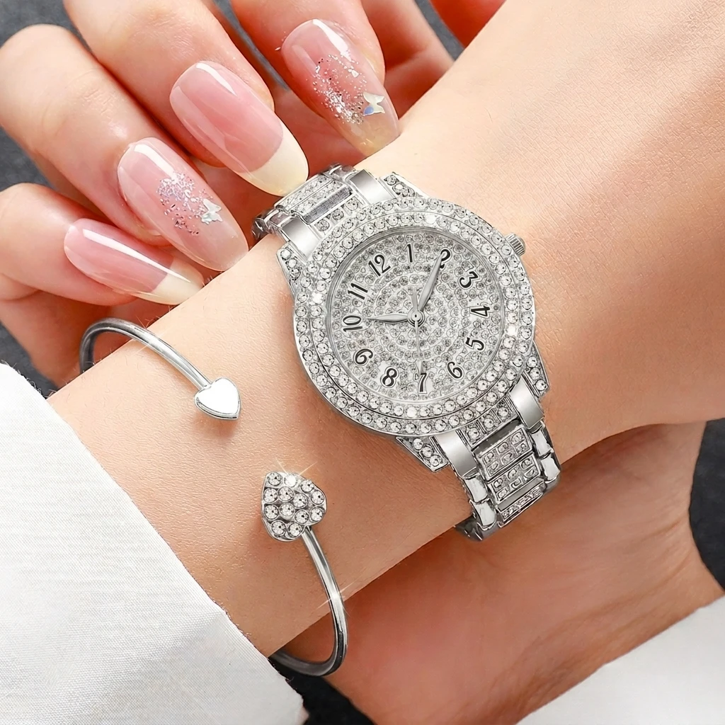 6PCS Fashion Rhinestone Women  - огляд і ціна Jewelry Watch Making
