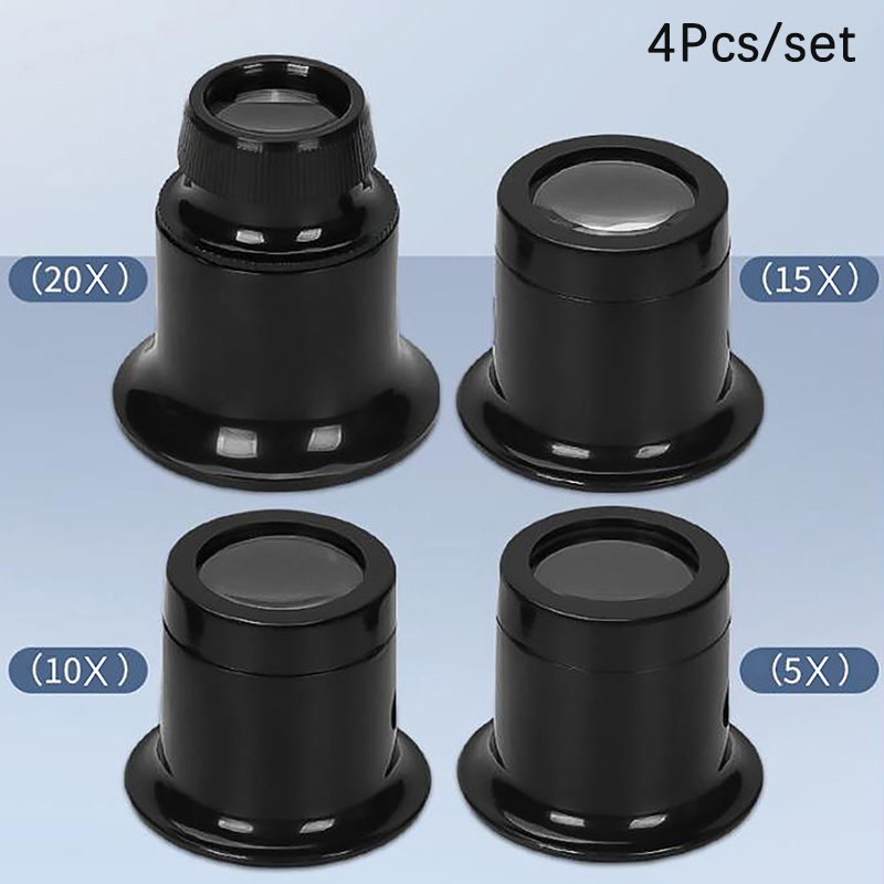 4pcs/set Eye Loupe Magnifiers  - огляд і ціна Jewelry Watches Repair
