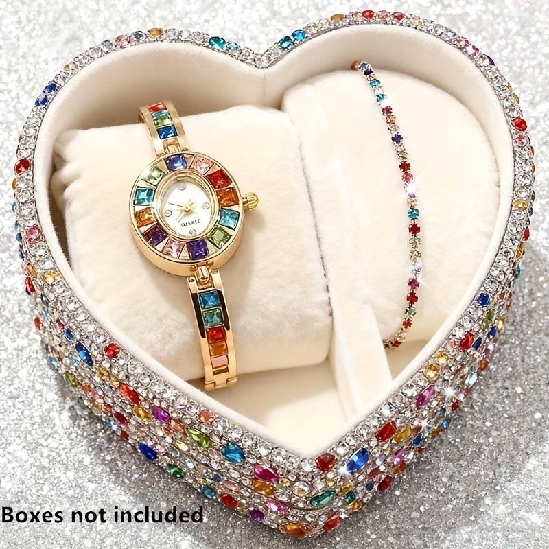 2pcs Elegant Colorful Rhinesto - огляд і ціна Jewelry Watch Making