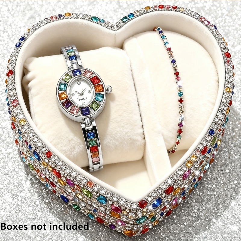 2pcs Elegant Colorful Rhinesto - огляд і ціна Jewelry Watch Making