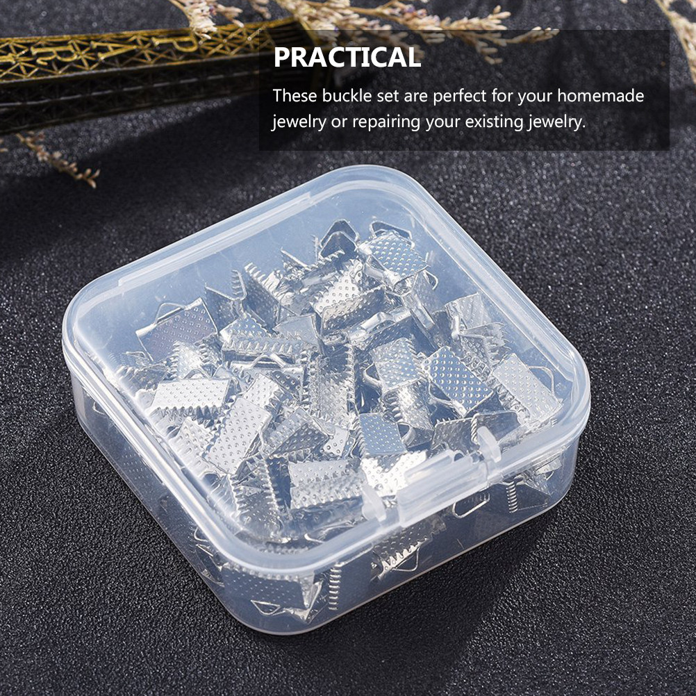 100Pcs Iron Ribbon Pinch Crimp - огляд і ціна Jewelry Repair & Watches Durham Nc