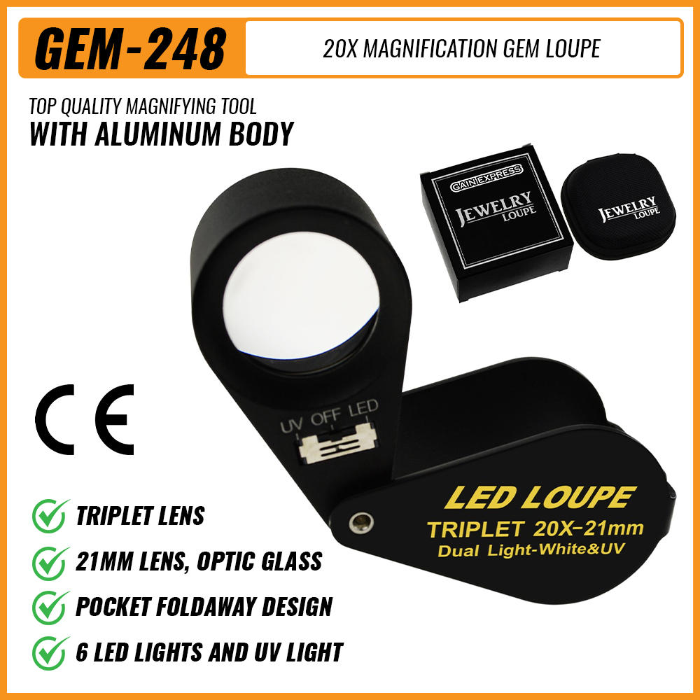 20x Jewelry Loupe 21mm Dual Li - огляд і ціна Collectors Coins Jewelry & Watches Of Smithtown Photos