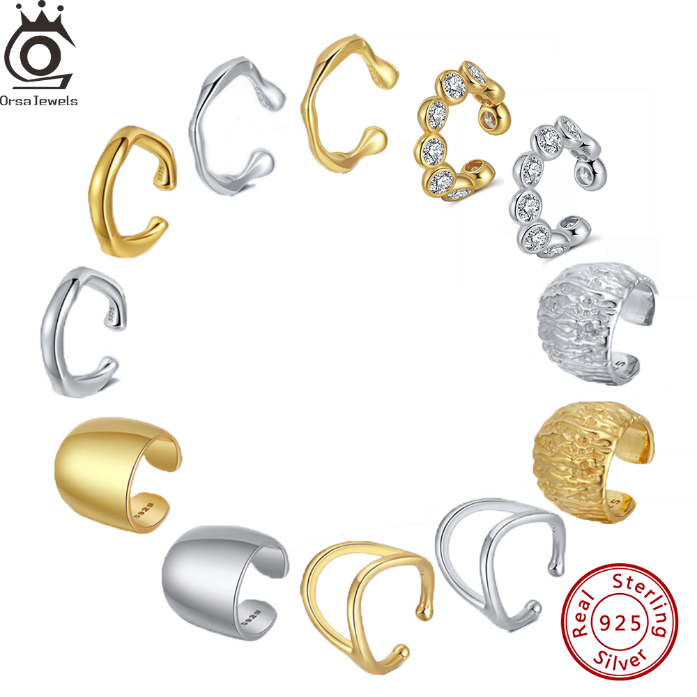 ORSA JEWELS Soild 925 Sterling - огляд і ціна Ear Cuff No Piercing