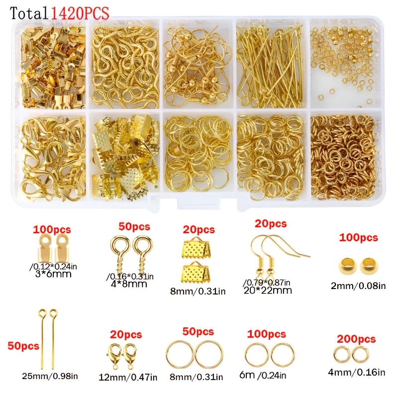 1420pcs 1box Jewelry Findings  - огляд і ціна Jewelry Repair & Watches Photos